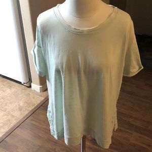 NWOT LOFT Distressed Short Sleeve - M - Mint